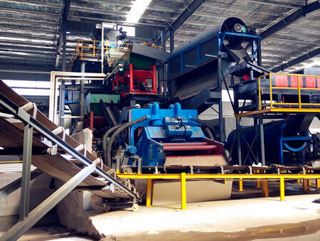 Construction sand recycling machine