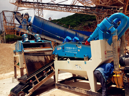 Sand Recycling Machine In Washing Plant Project