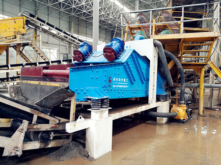 Sand recycling machine can effectively recover quartz sand