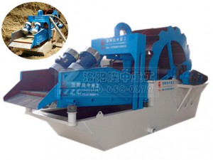 Washed sand dewatering plant