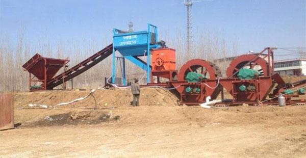 Sand and gravel washing plants