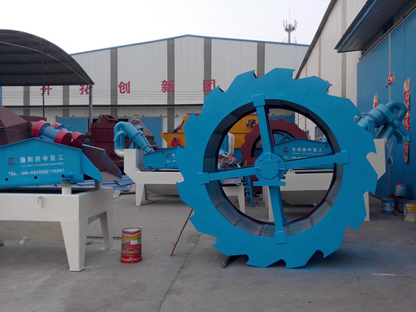 wheel sand washing machine