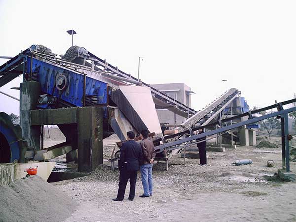 silica sand screening machine