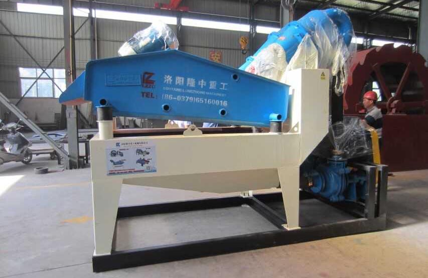 dewatering screen with cyclone machine