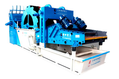 Trommel type sand washer