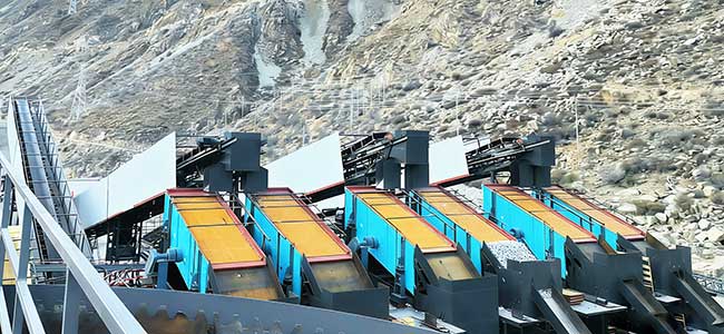 stone vibrating screen