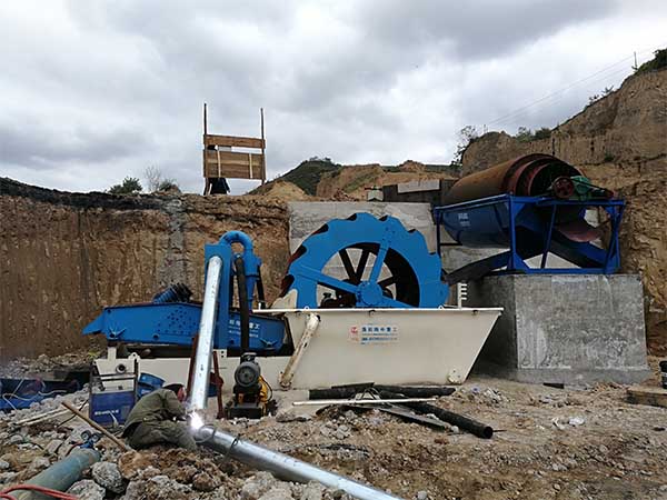 sand screening and washing machine