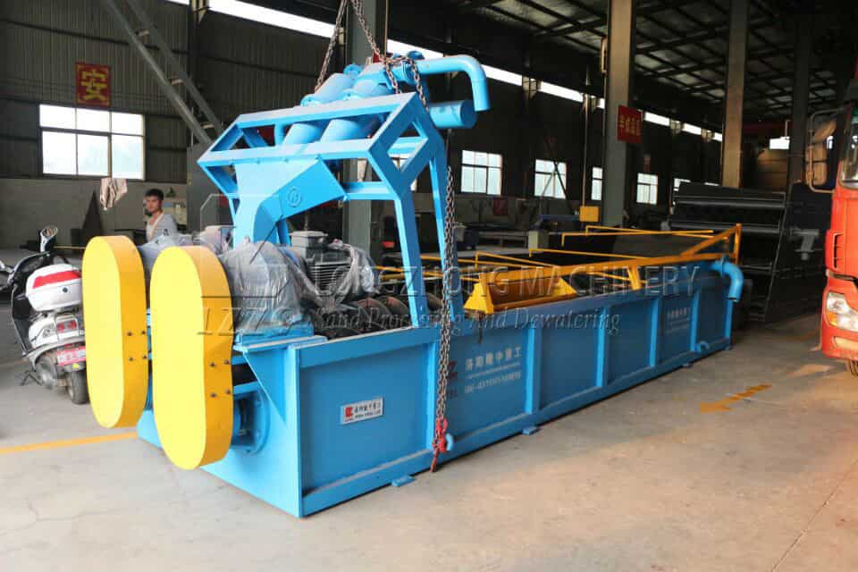 How to make the sand washing process more easy.