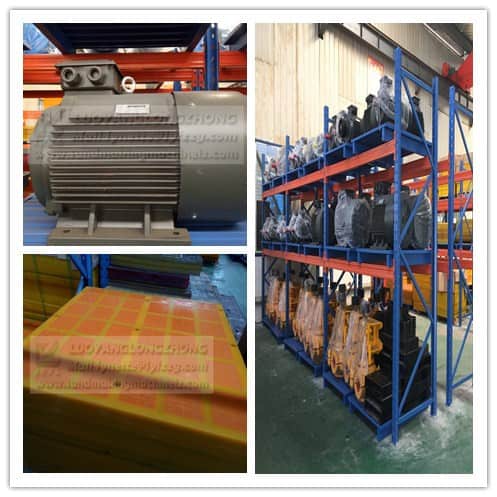 The method to select the accessories of dewatering screen.