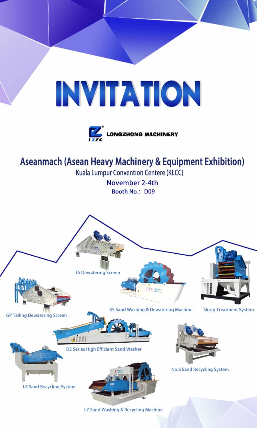 Aseanmach (Asean Heavy Machinery & Equipment Exhibition) will be held tomorrow.