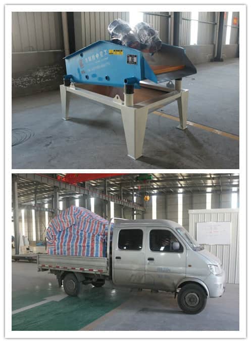 Canadian customers bought a set of dewatering screen device.