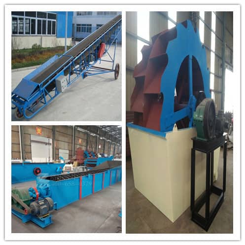 How to configure low - consumption sand washing production line.