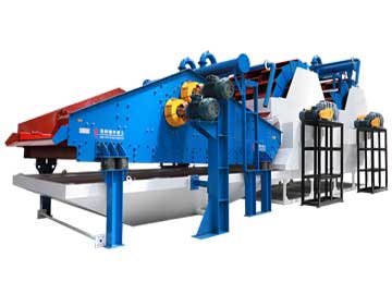 dual wheel sand washer