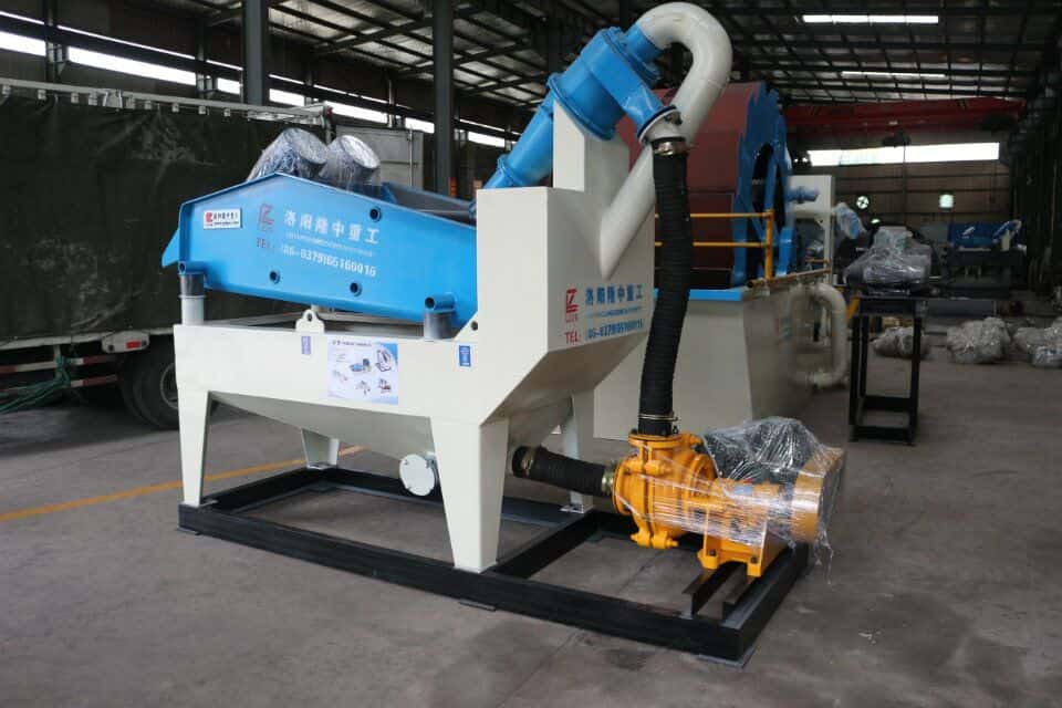 Details of installation and preservation of the fine sand recycling machine