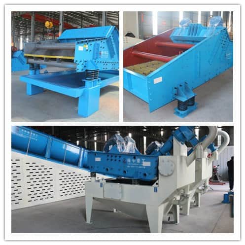 pebble sand dewatering production line