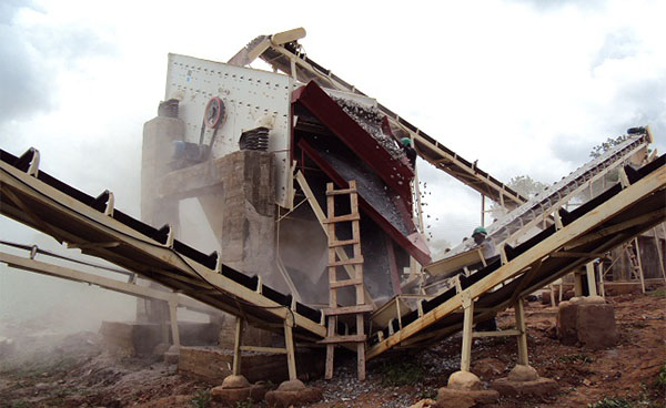 sieving of vibrating screen