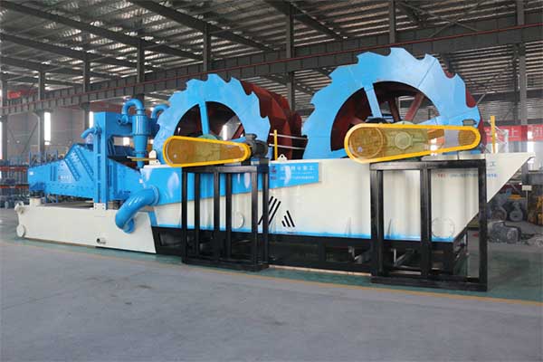 wheeled sand washing machine