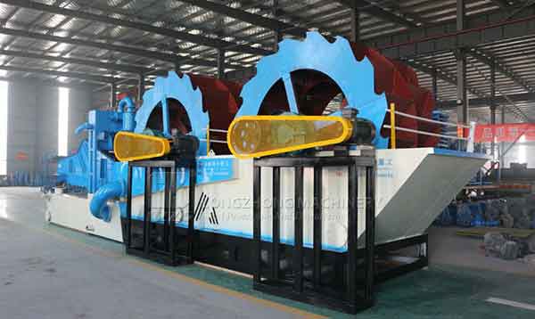 Combo sand washing plant