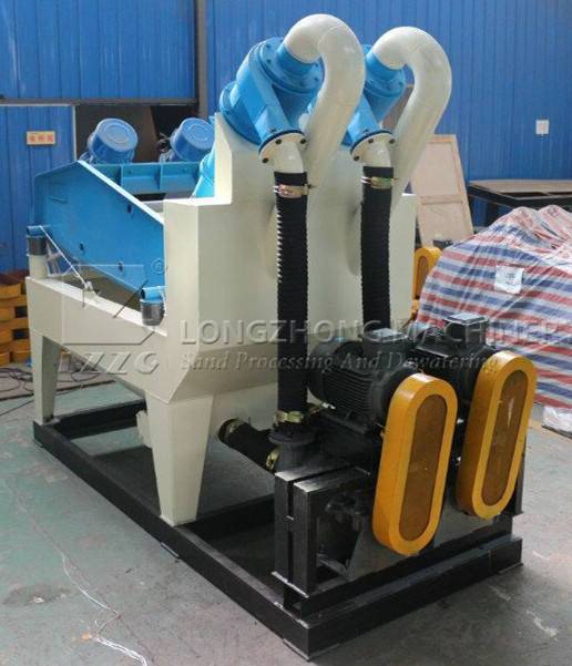 New type-double wheel sand washing machine