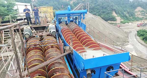 spiral sand washer