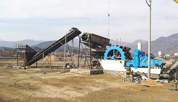 Sand washing machine 