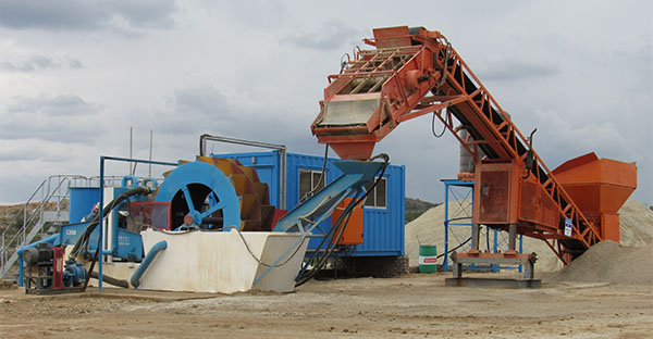 sand washing machine