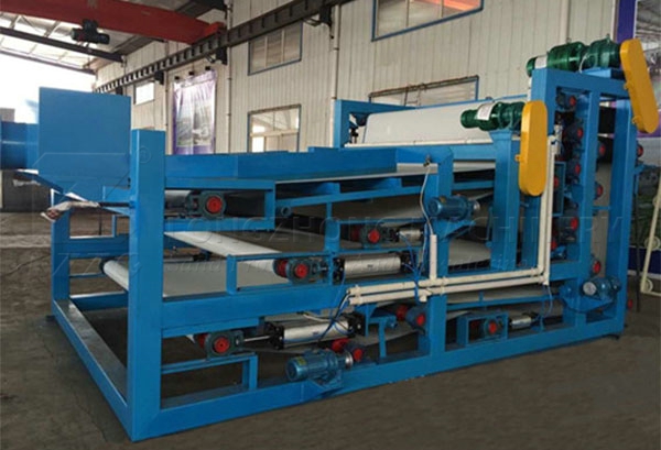 belt sludge dewatering machine