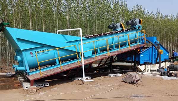 spiral sand washing and recycling machine