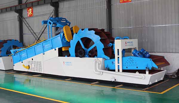 screw wheel sand washer with big capacity