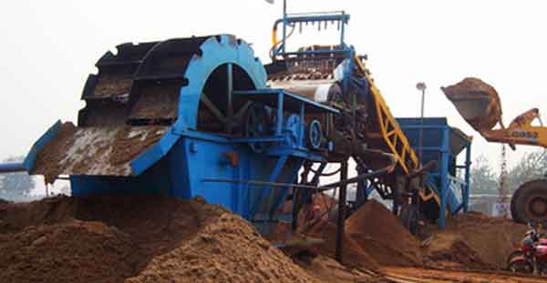 wheel sand washer 