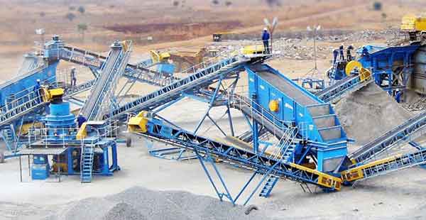 silica sand production