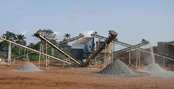 silica sand production