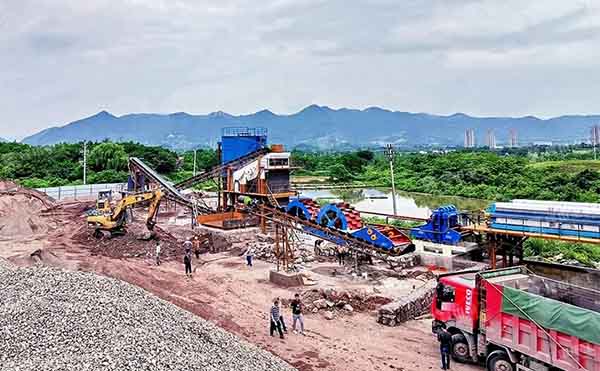 granite sand washing plant