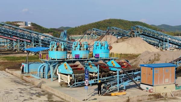 limestone sand washing plant