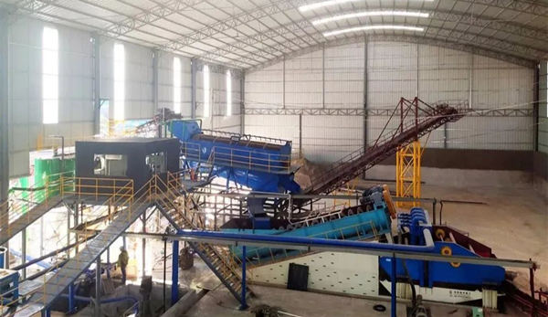 sand washing plant
