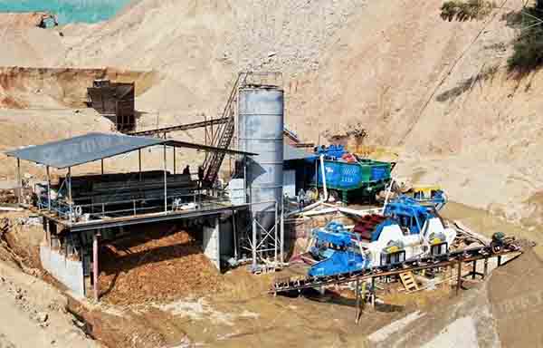 100 tons sand washing plant