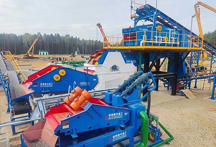 frac sand machine