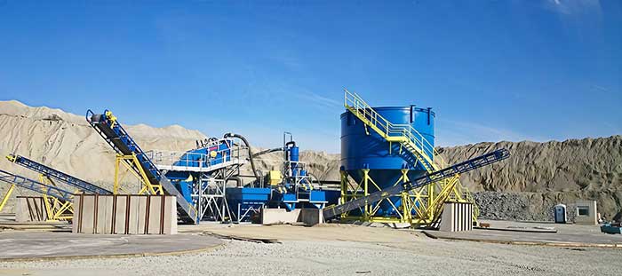 sand washing site